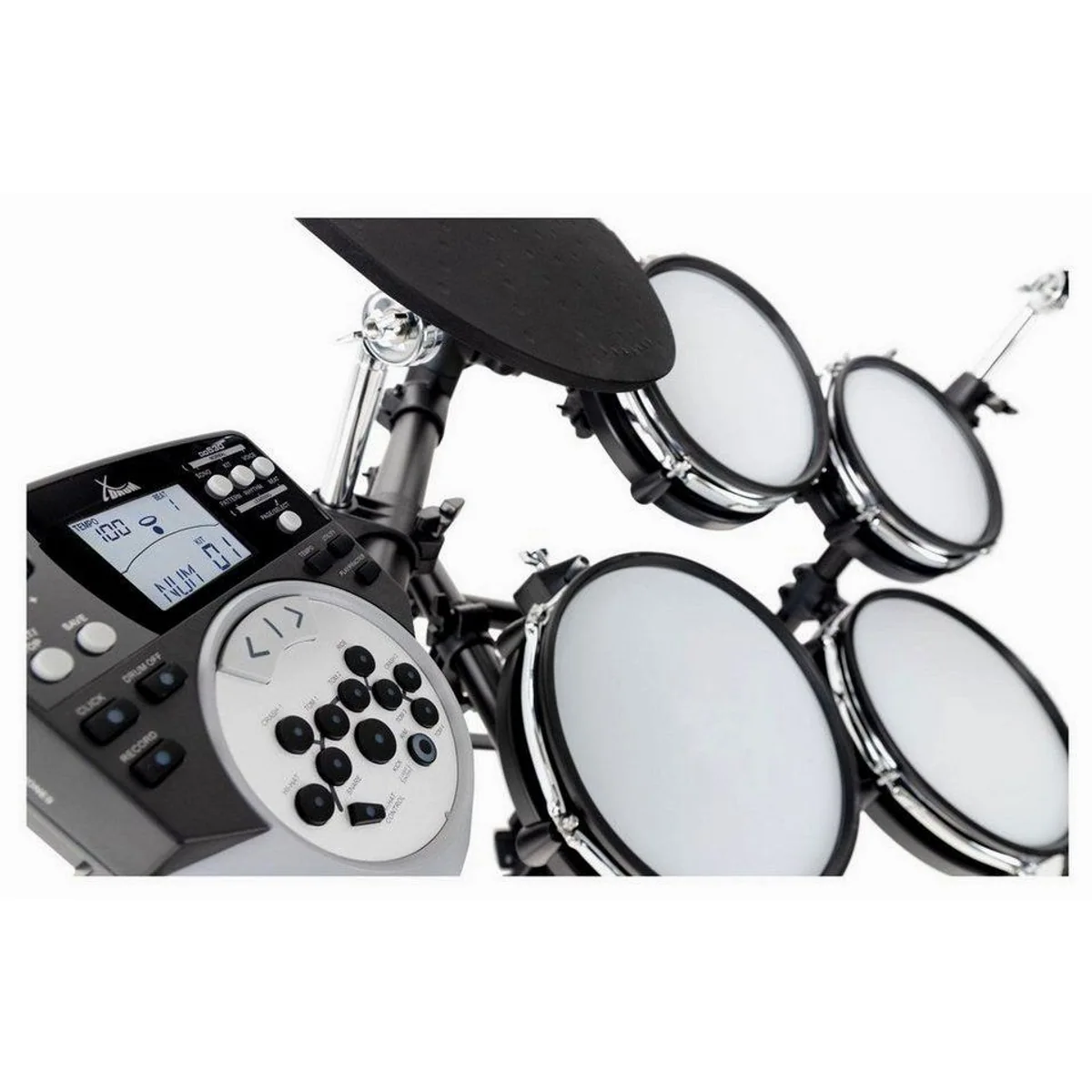 XDrum DD-530 E-Drum, vielseitige Nutzung, anschlagsdynamische Pads, Mesh Heads 5