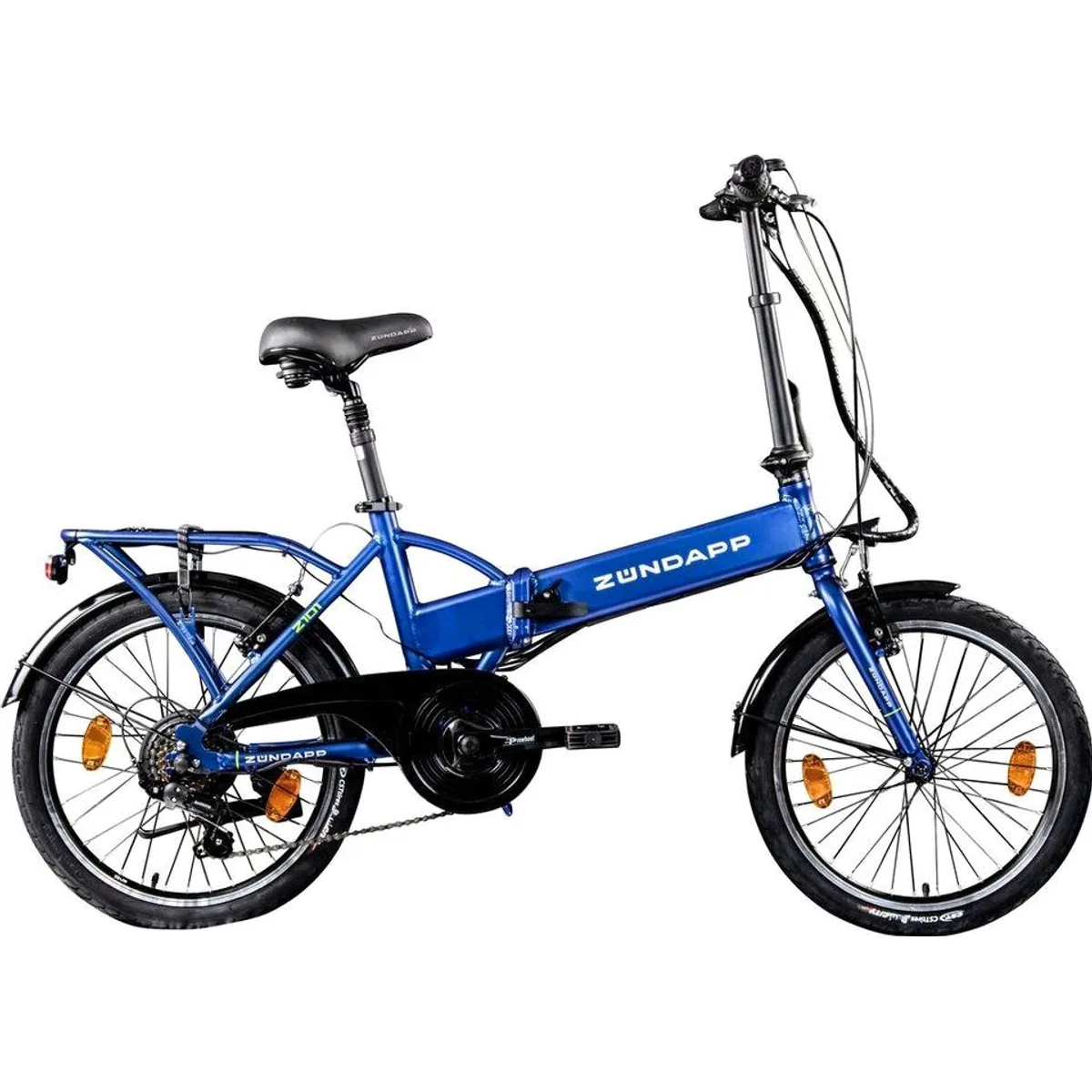 Zündapp Z101 E-Bike Klapprad, 6 Gang Shimano, 270 Wh Akku, kompakt und faltbar