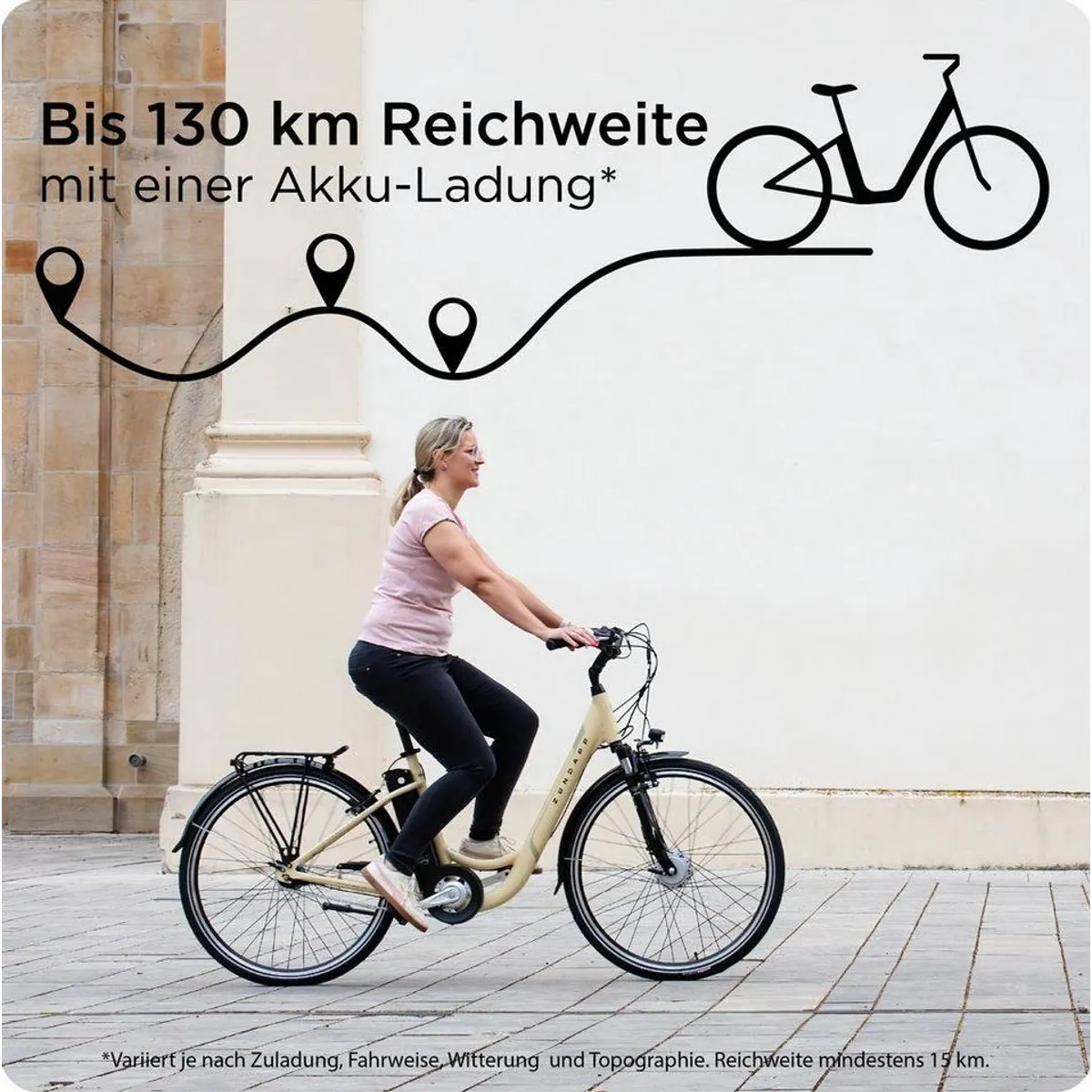 Zündapp Z517 E-Bike Cityrad, 7-Gang Nabenschaltung, 531 Wh Akku 2