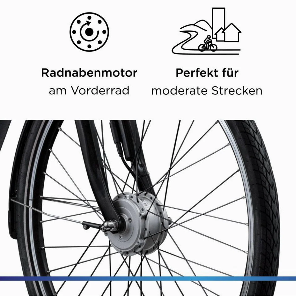 Zündapp Z517 E-Bike Cityrad, 7-Gang Nabenschaltung, 531 Wh Akku 5