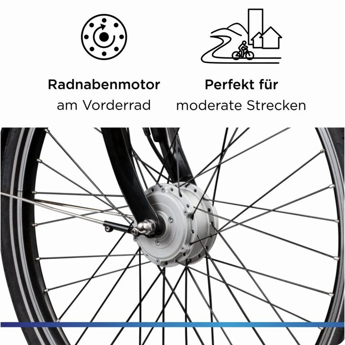 Zündapp Z517 E-Bike Cityrad, 7-Gang Nabenschaltung, 531 Wh Akku 4
