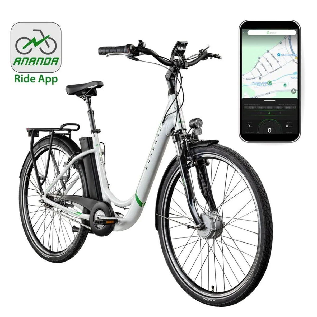 Zündapp Z517 E-Bike Cityrad, 7-Gang Nabenschaltung, 531 Wh Akku 2