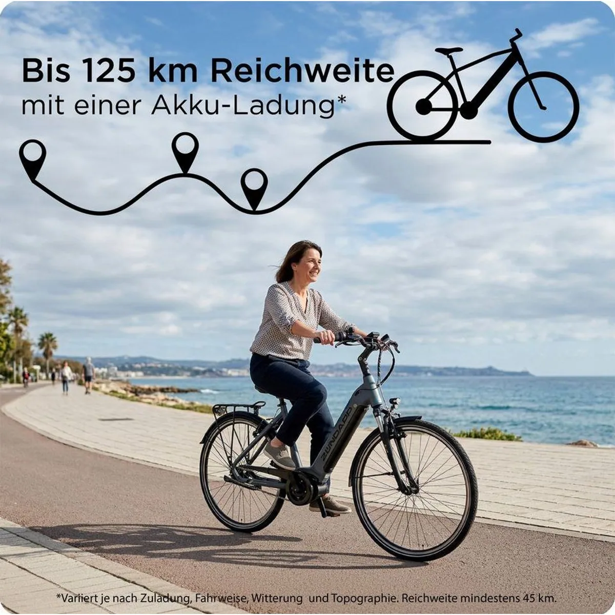 Zündapp E-Bike Cityrad X600, Bosch Mittelmotor, 7 Gang Shimano Nexus, komfortabel und elegant 2